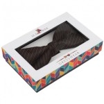 Brown Bow Tie with Diagonal Stripe