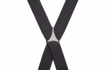 Patterned Trouser Braces  Black and Grey