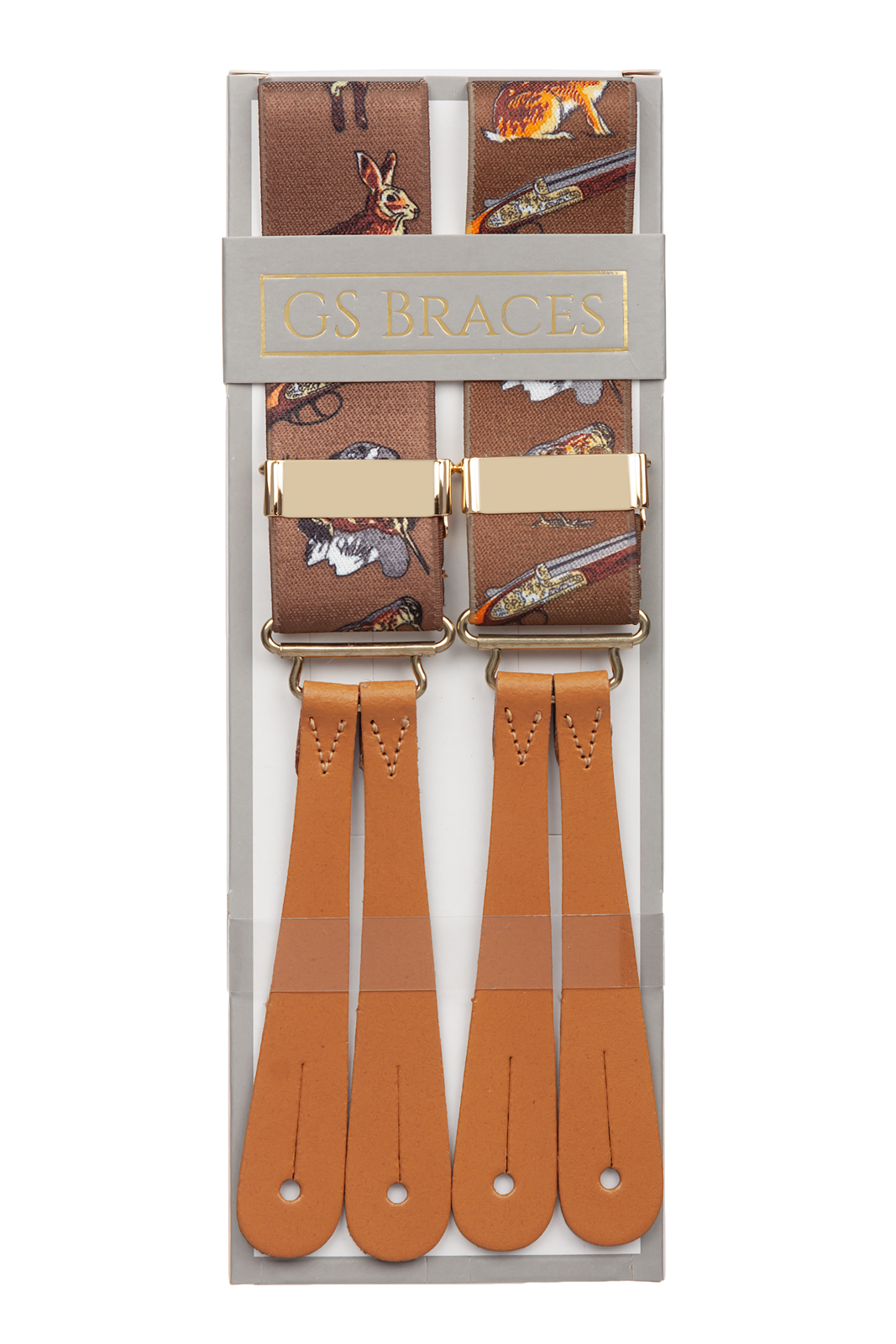 Leather End Hunting Braces