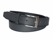 30mm Grey Bonded Leather Belt 8213