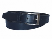 30mm Navy Blue Bonded Leather Belt 8214