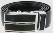 Men�s Black Leather Ratchet Belt BLT1