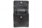 Black Mala Leather Origin Tab Wallet With Tray Coin Purse