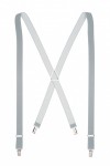 25mm Slim Light Grey Trouser Braces