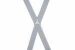 25mm Slim Light Grey Trouser Braces