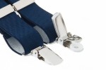 Slim 25mm Navy Blue Trouser Braces
