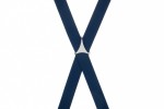 Slim 25mm Navy Blue Trouser Braces