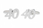 40th Birthday Cufflinks