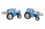 Blue Tractor Cufflinks