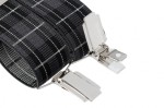 Outlet Non Pristine Black and Grey Tartan Trouser Braces With Silver Colour Clips
