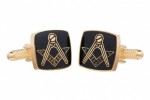 Masonic Cufflinks with Square and Compass