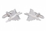 Typhoon Fighter Jet Cufflinks