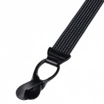 Black and Silver Polka Dot Button on Trouser Braces