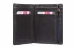 Mala Black Leather Origin Bi Fold Shirt Pocket Wallet With RFID Protection Style 172 5