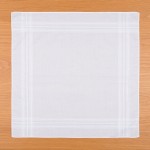 Boxed Set 6 White Handkerchiefs
