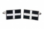 St Piran Cornish Flag Cufflinks