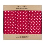 Extra Large Red Spotted Hankies
