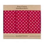 Extra Large Red Spotted Hankies