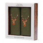 Gift Set of Stag Handkerchiefs