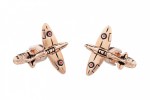 Rose Gold Spitfire Cufflinks