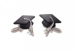 Graduation Hat Mortar Board Cufflinks