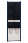 Green and Blue Tartan Trouser Braces