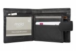 Black Mala Leather Origin Bi Fold Tab Wallet Style 127 5