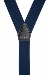 Navy Blue Button Braces