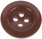 Pack of 6 Brown Sew on Buttons for Trouser Braces