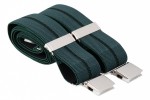 Peacock Green Trouser Braces With Large Strong Clips