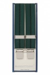 Peacock Green Trouser Braces With Large Strong Clips