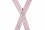 Pink Floral Trouser Braces
