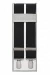 Outlet Non Pristine Plain Black Braces
