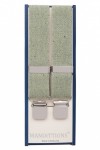 Sage Green Trouser Braces With Large Strong Clips