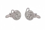 Ships Anchor Cufflinks with Coiled Rope