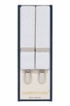 White Formal Dresswear Braces