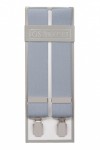 Y Clip Braces Grey