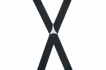 25mm Slim Black Trouser Braces