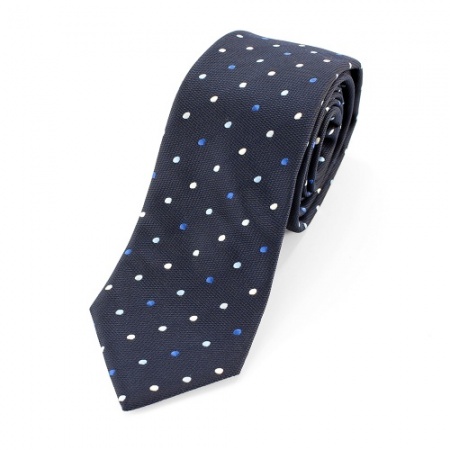 Blue Polka Dot Tie