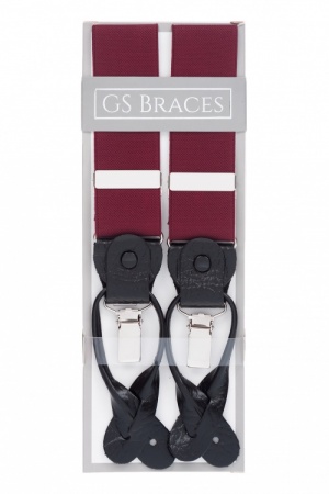 Burgundy 2 in 1 Braces