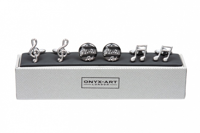 Gift Set of Music Cufflinks