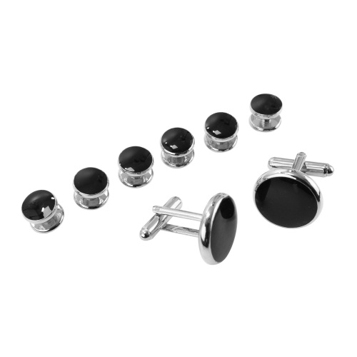 Black Dress Shirt Studs and Cufflinks Shirt Studs Gents Shop