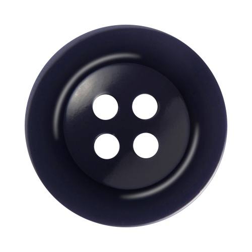 Pack of 6 Dark Blue 19mm Eco Buttons - Gents Shop