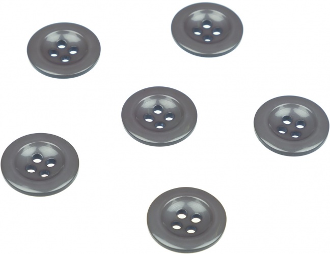 Pack of 6 Sew On Buttons for Trousers for Button On Braces in 6 Colours