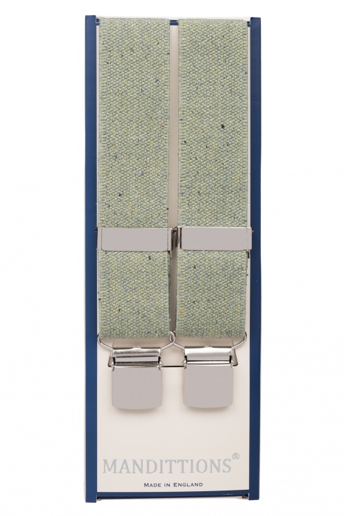 Peacock Green Trouser Braces With 4 Large Strong Clips  Gents Shop