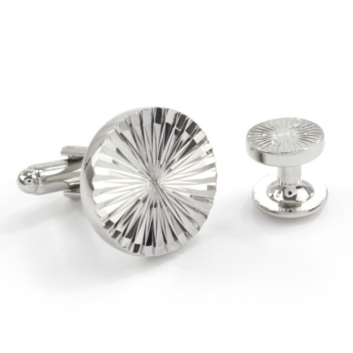 Silver Dress Shirt Studs & Cufflinks for Shirts Gents Shop