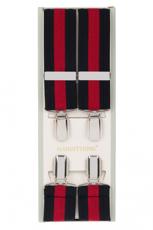 Mens red and black striped trousers on sale