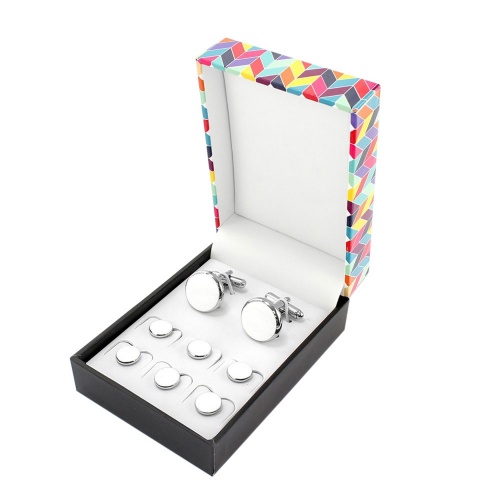 White Dress Shirt Studs and Cufflinks Button Studs Gents Shop