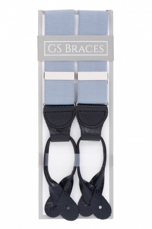 Light Grey Button On Trouser Braces