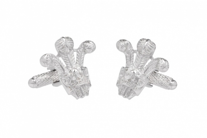 Prince of Wales Feathers Cufflinks